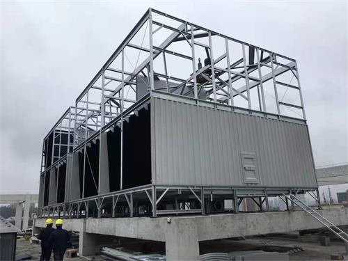 玻璃鋼冷卻塔的塔體構造,圓形玻璃鋼冷卻塔填料